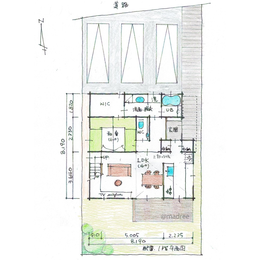 生活空間を1階に集約、将来も暮らしやすい平屋のような家