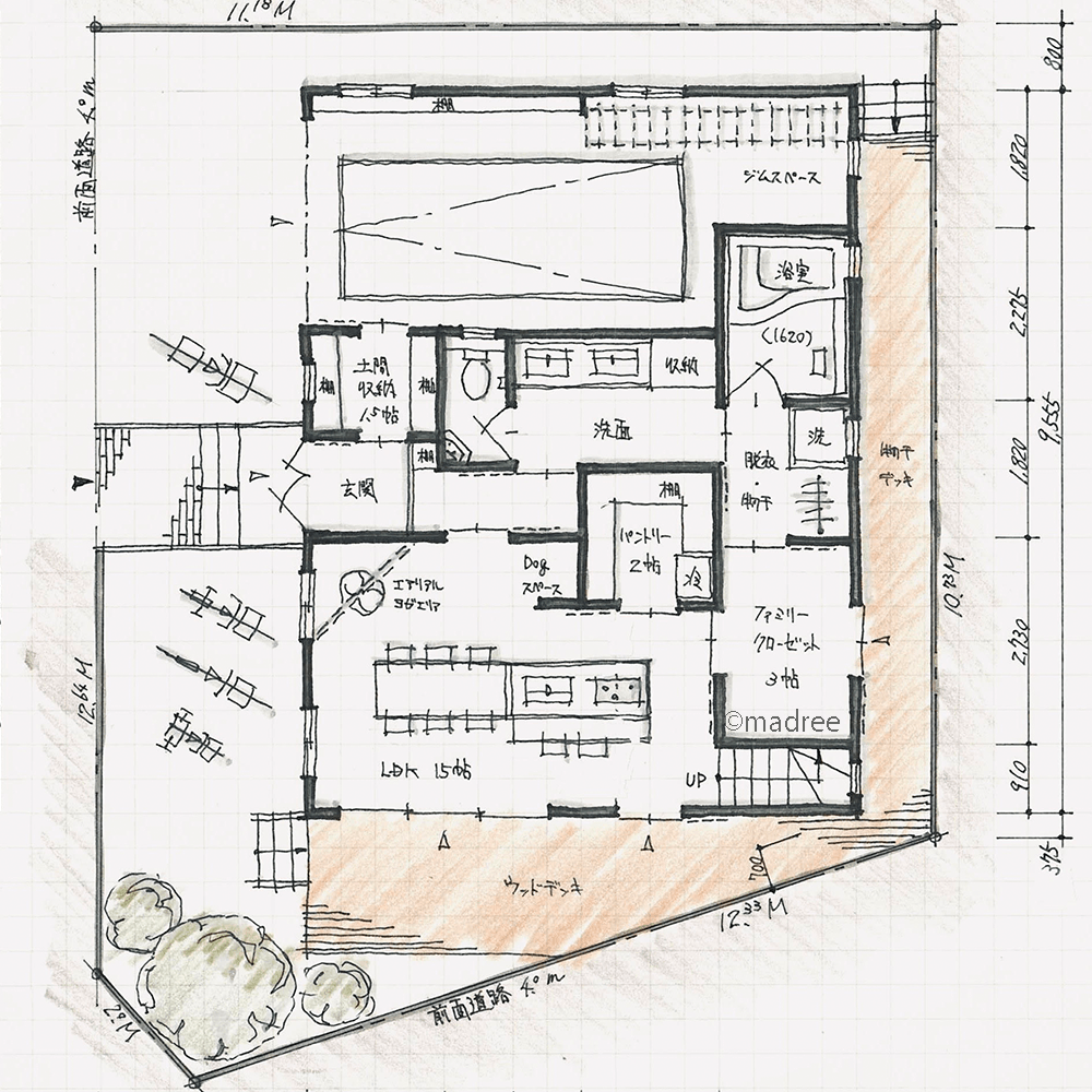 回遊動線でサクサク家事、朝ヨガで気持ちの良い1日が始まる家