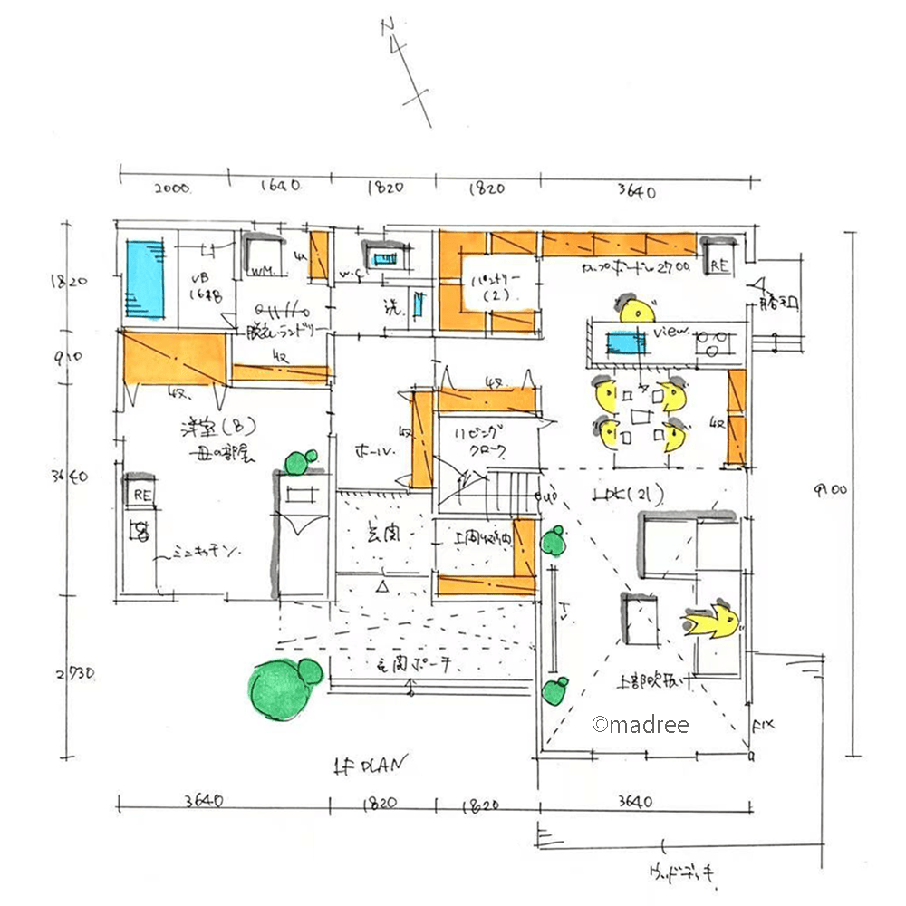 気兼ねせず過ごす祖母との同居生活、家族それぞれにパーソナルスペースのある二世帯住宅