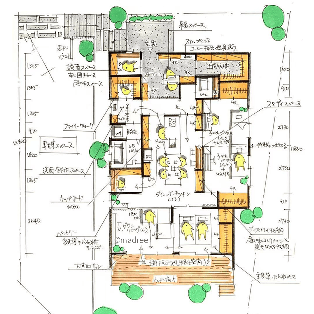 暮らしやすさと趣味を共存、ぬくもりに溢れた四季を感じる平屋