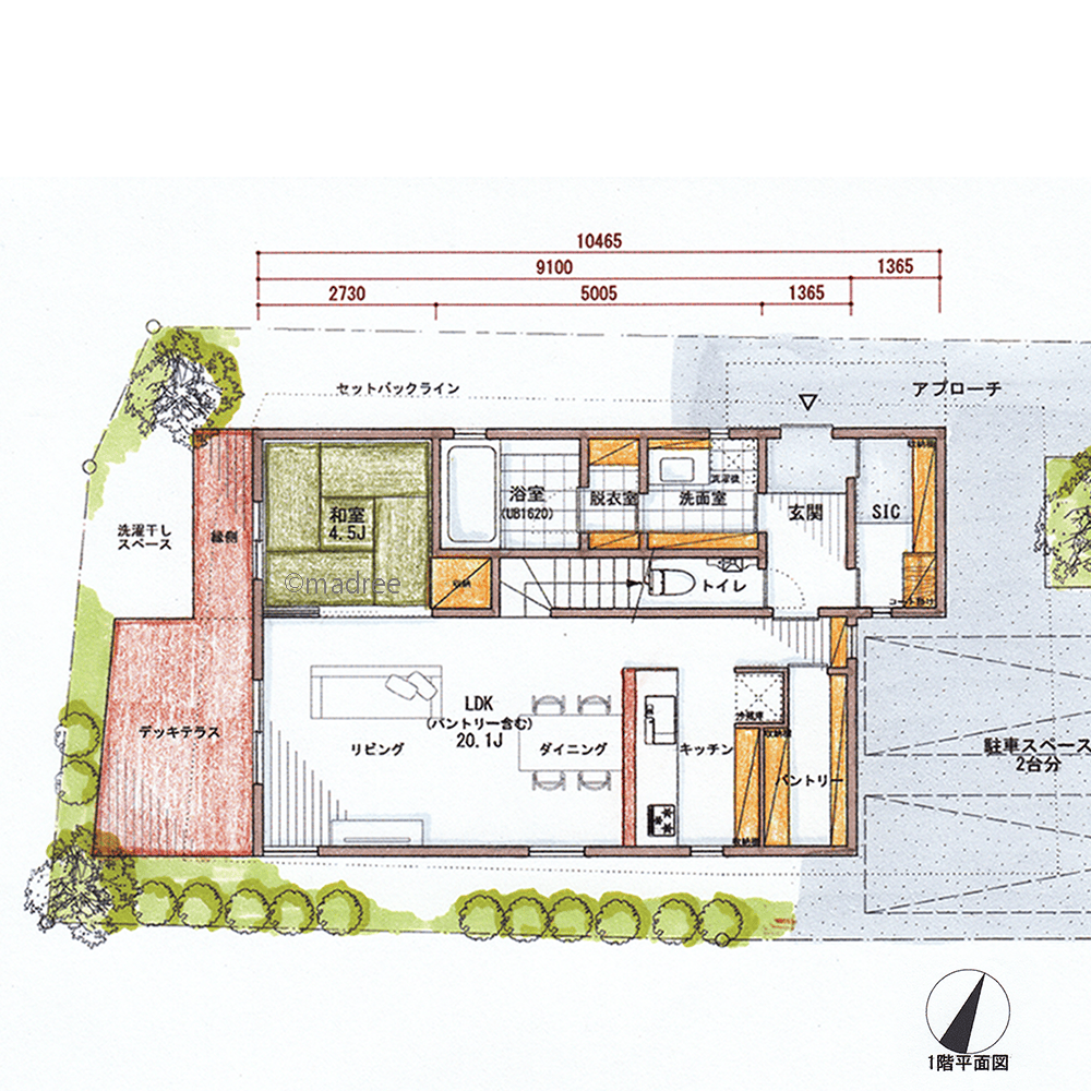 暮らしやすさを意識した空間活用、収納場所で困らずスッキリをキープできる家
