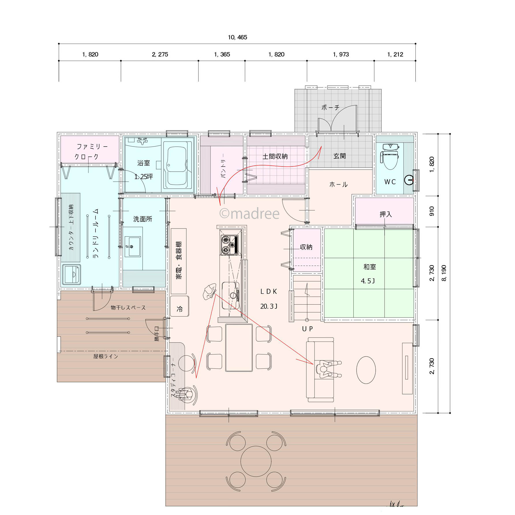 大窓から光と風と景色取り込む、人が集まる賑やかなアウドドア好きの家