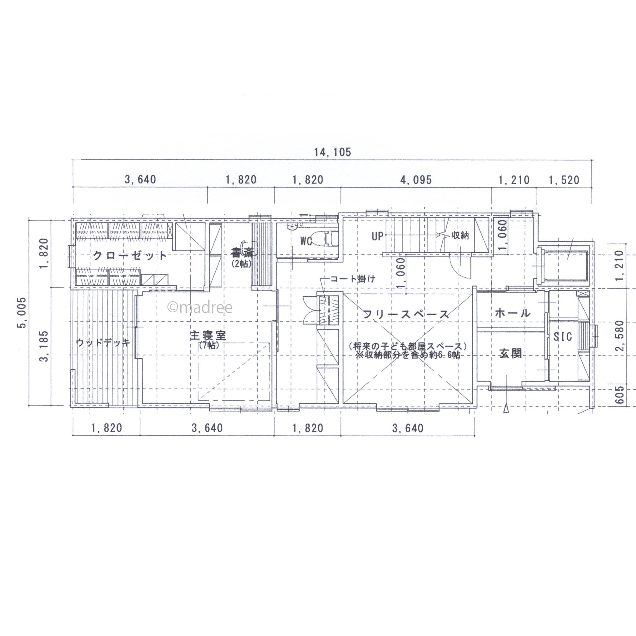 明るい2階LDKで温かな親子時間育む、ライフスタイルに寄り添う旗竿地の家