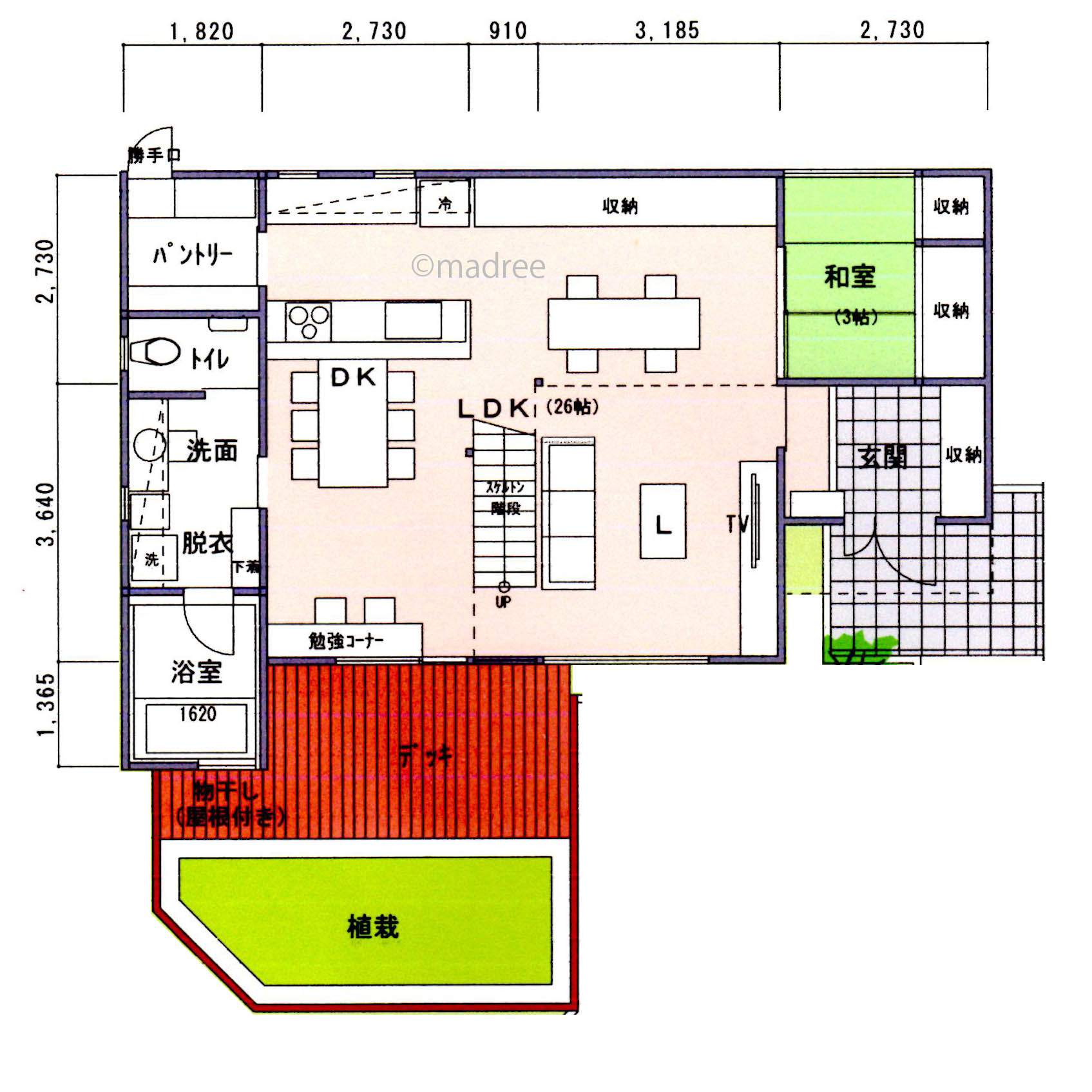 スケルトン階段でLDKをゆるく空間分け、家族が好きを楽しむブルックリンスタイルの家