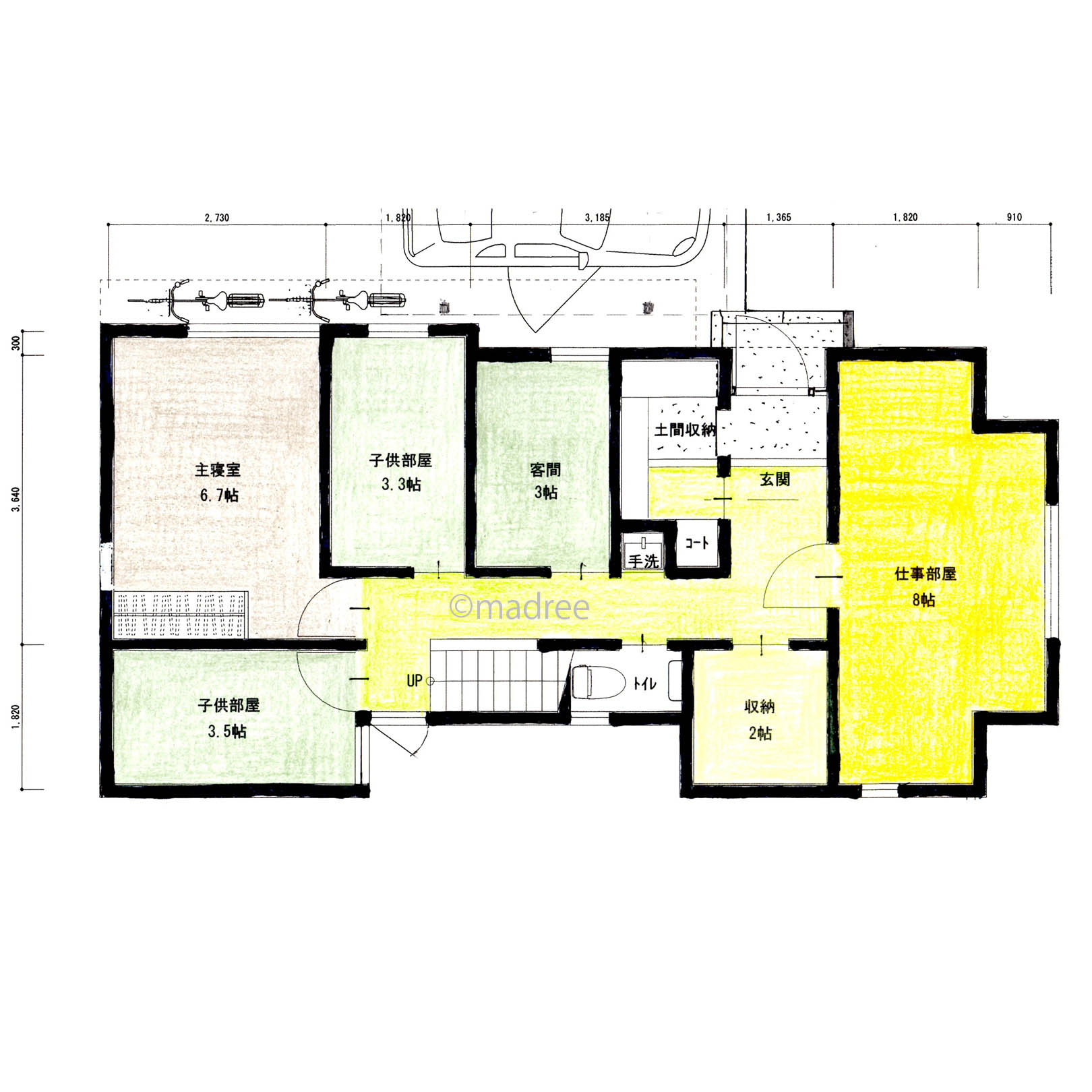 明るく開放的なLDKとシンプルな家事動線で心地良い暮らしが叶う、2階が生活中心の家
