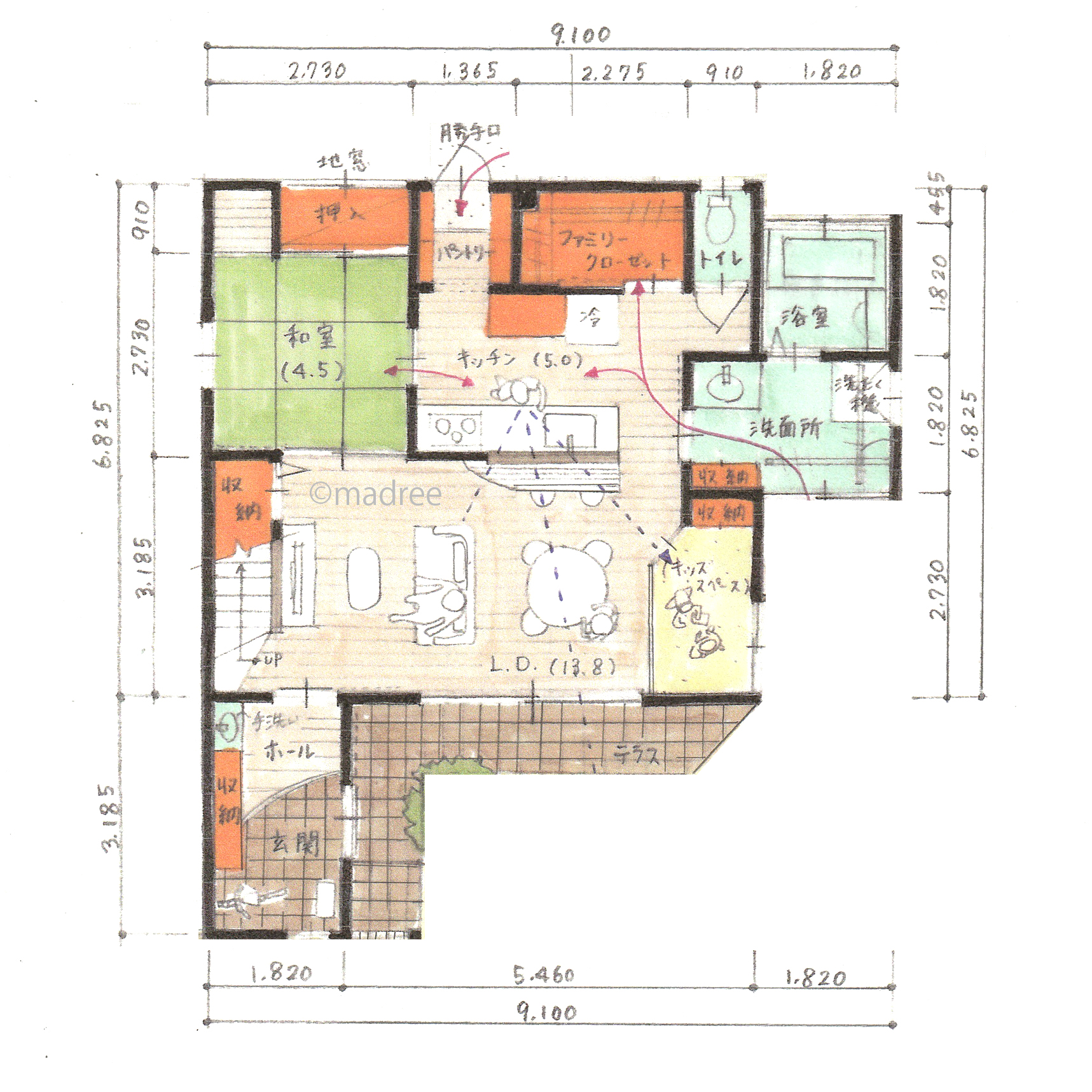 採光抜群！日々を楽しむ空間と家事ラク動線で暮らしが豊かになる家