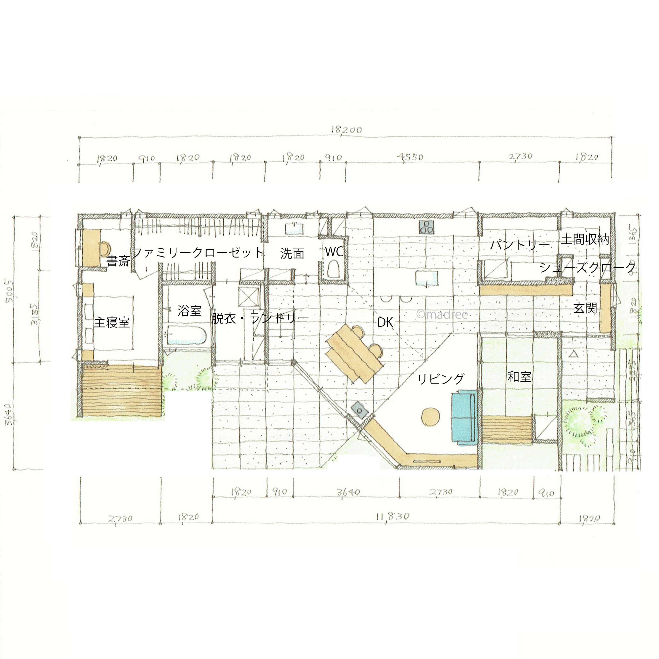 機能性と空間で家族みんなの暮らしを楽しく心地よくしてくれる家