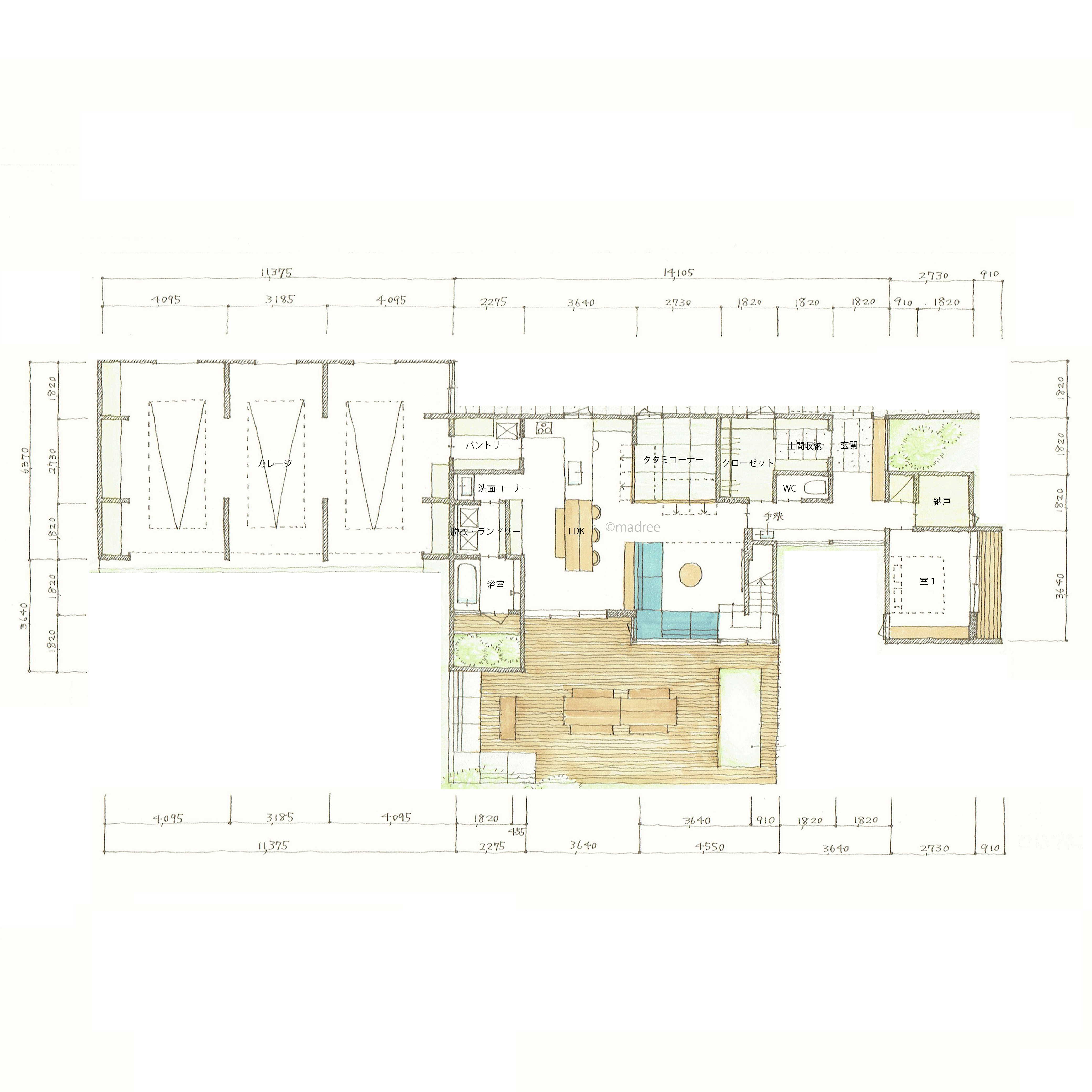 最短家事動線で暮らしをスムーズにしつつ、家族が一緒に過ごしたくなる心地良い家