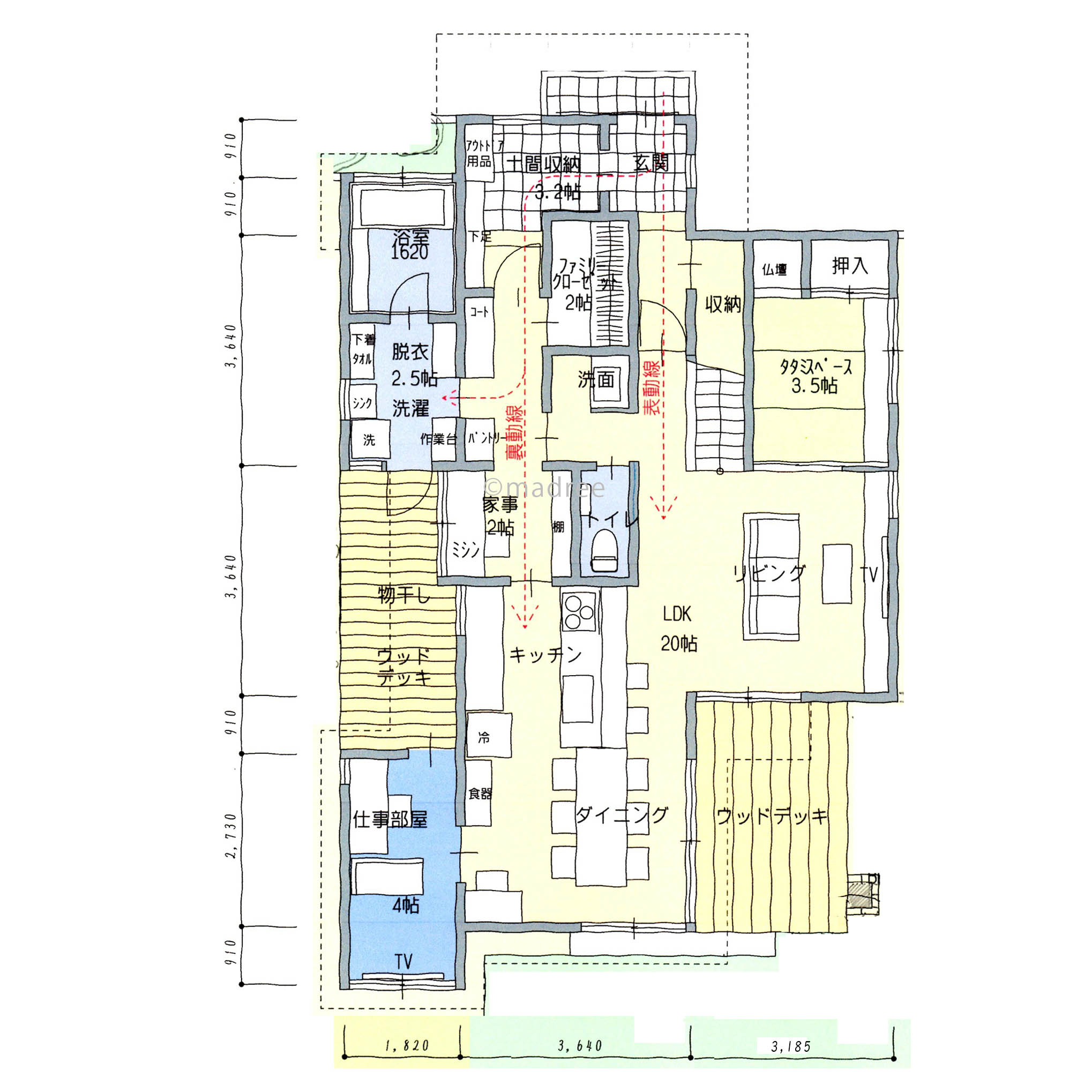 2つのデッキで暮らしに広がりを！日々の暮らしを充実させてくれる家