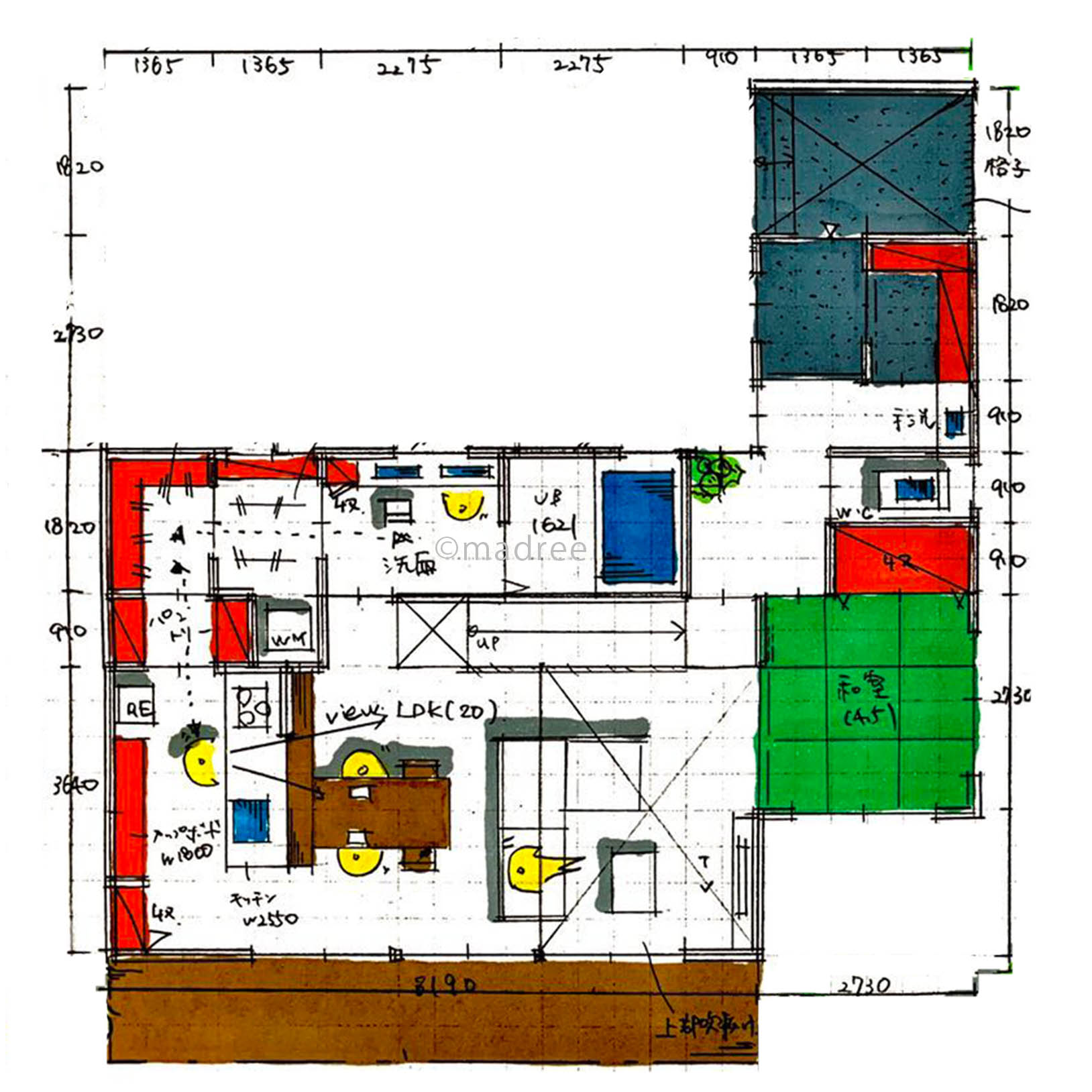 来客対応いつでもOK！充実の収納とキッチンから水回りのスムーズな動線で家事が心地良い間取り