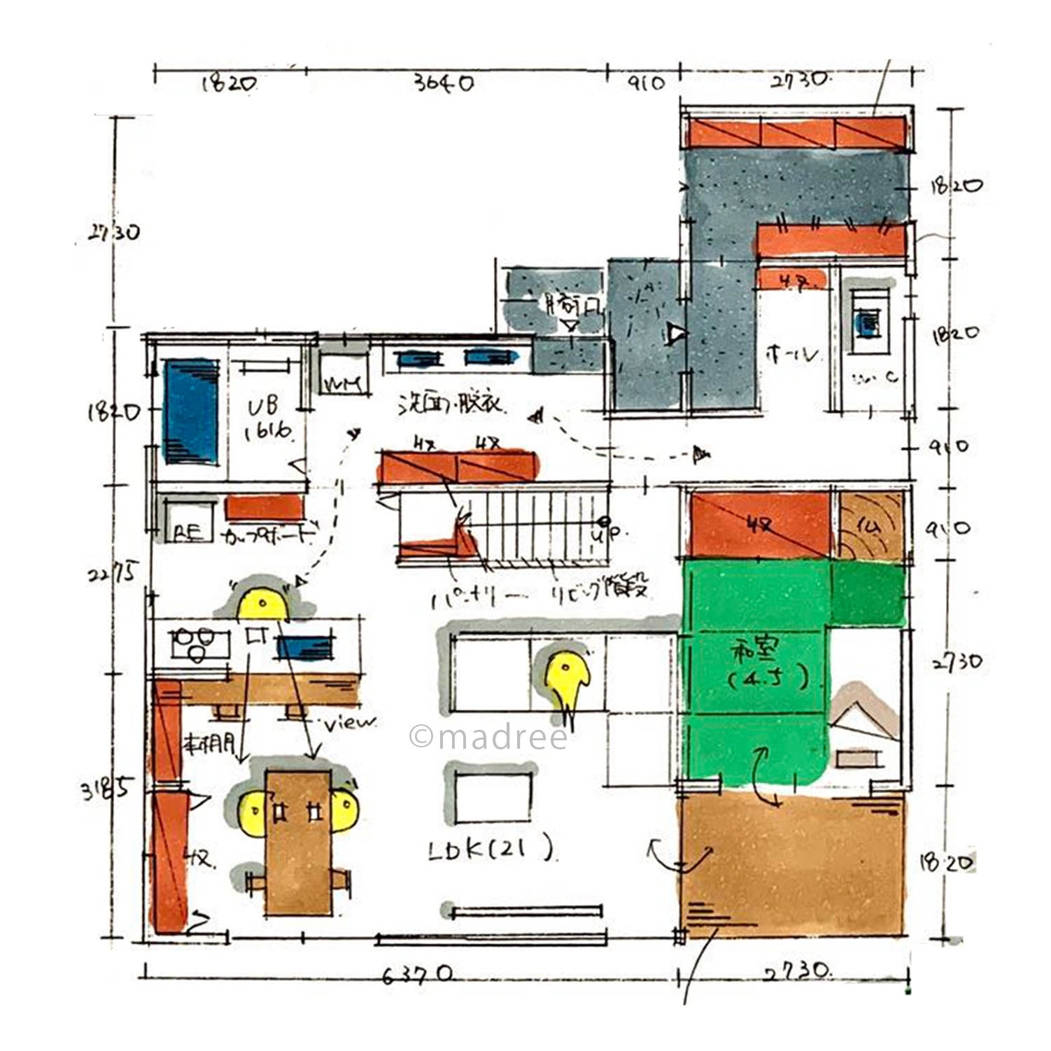 趣味にフィットした動線で快適に楽しめるサーファーズハウスの間取り
