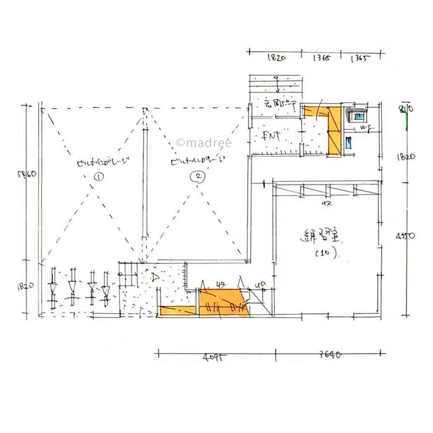 日のあたるLDKとウォークスルー家事裏動線で暮らしにメリハリを生む3階建ての家