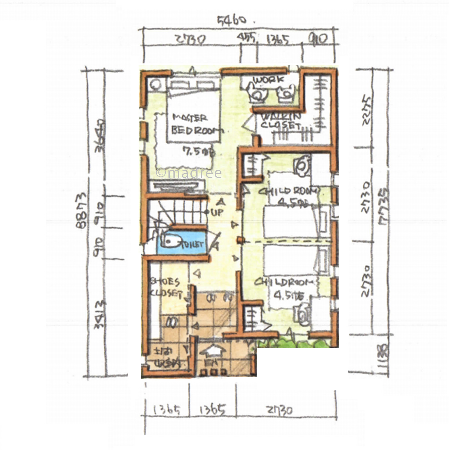 機能性高い空間をぎゅっとコンパクトに詰め込んだ日差しをたっぷり感じる家