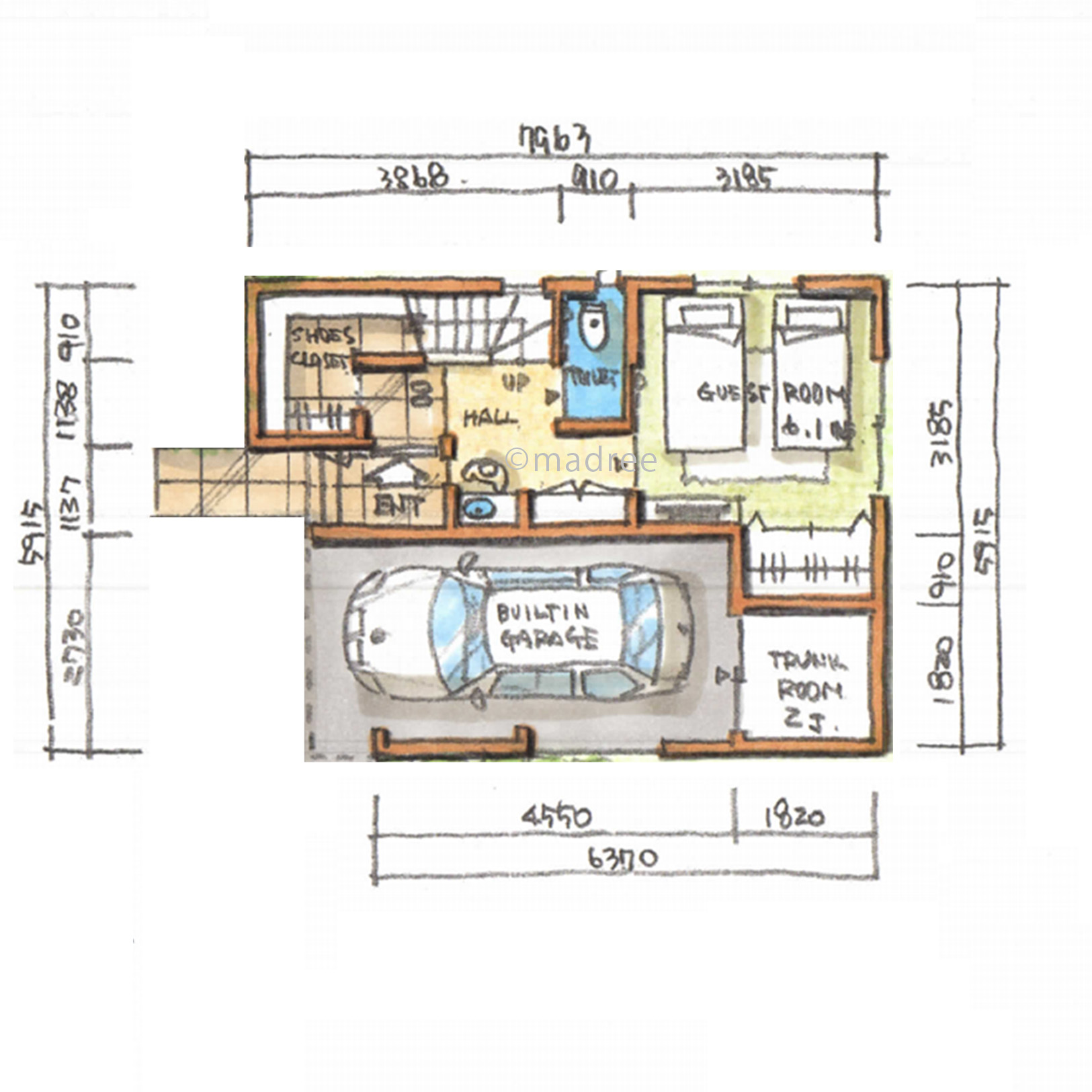 ルーフバルコニーで家族団らん、ライフスタイルの幅が大きく広がる家