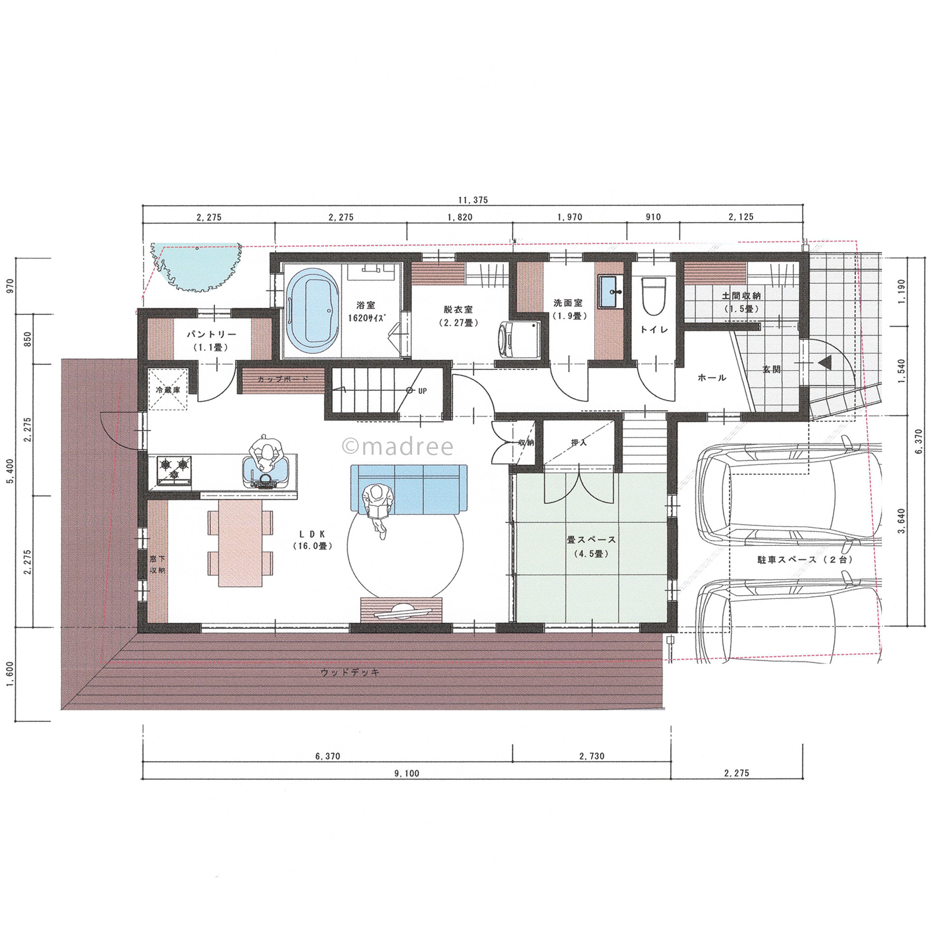 使い勝手の良い2way和室で、家族もゲストも気軽に過ごせる家