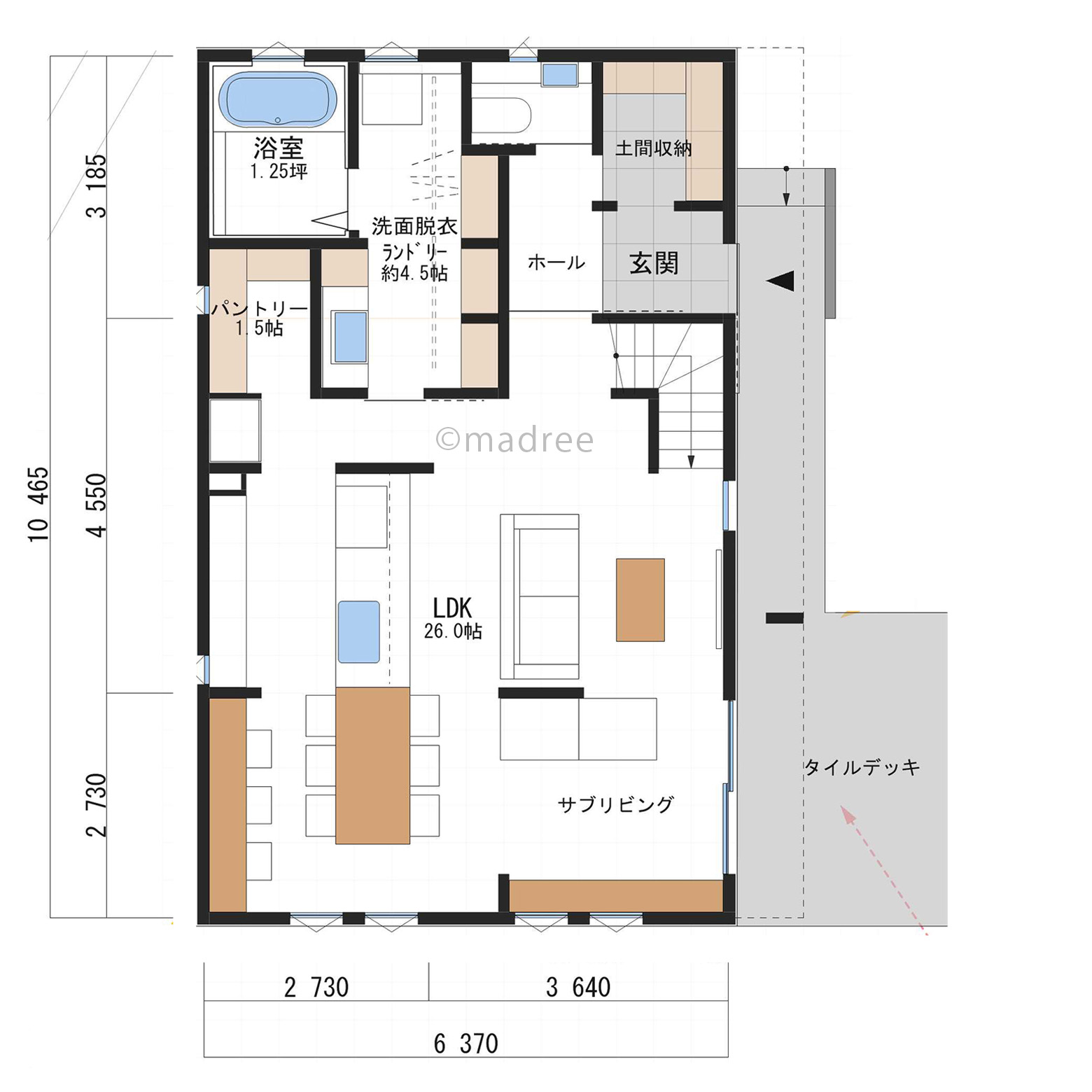ゆるやかな仕切りでメリハリ生活叶う、子どもがよく遊び学べるサブリビングのある家