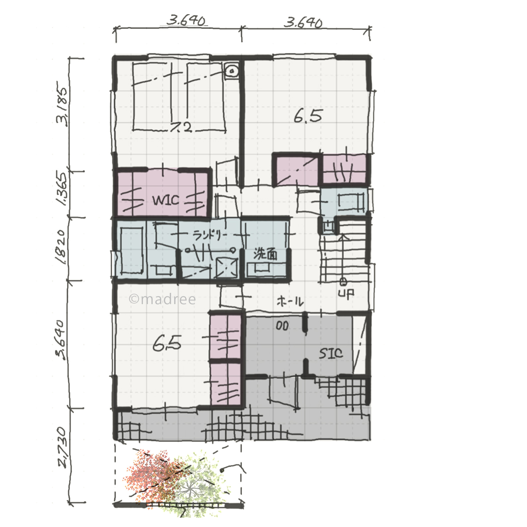 四季折々感じながらプライバシーも守る、ダイナミックに広がる二階リビングの家