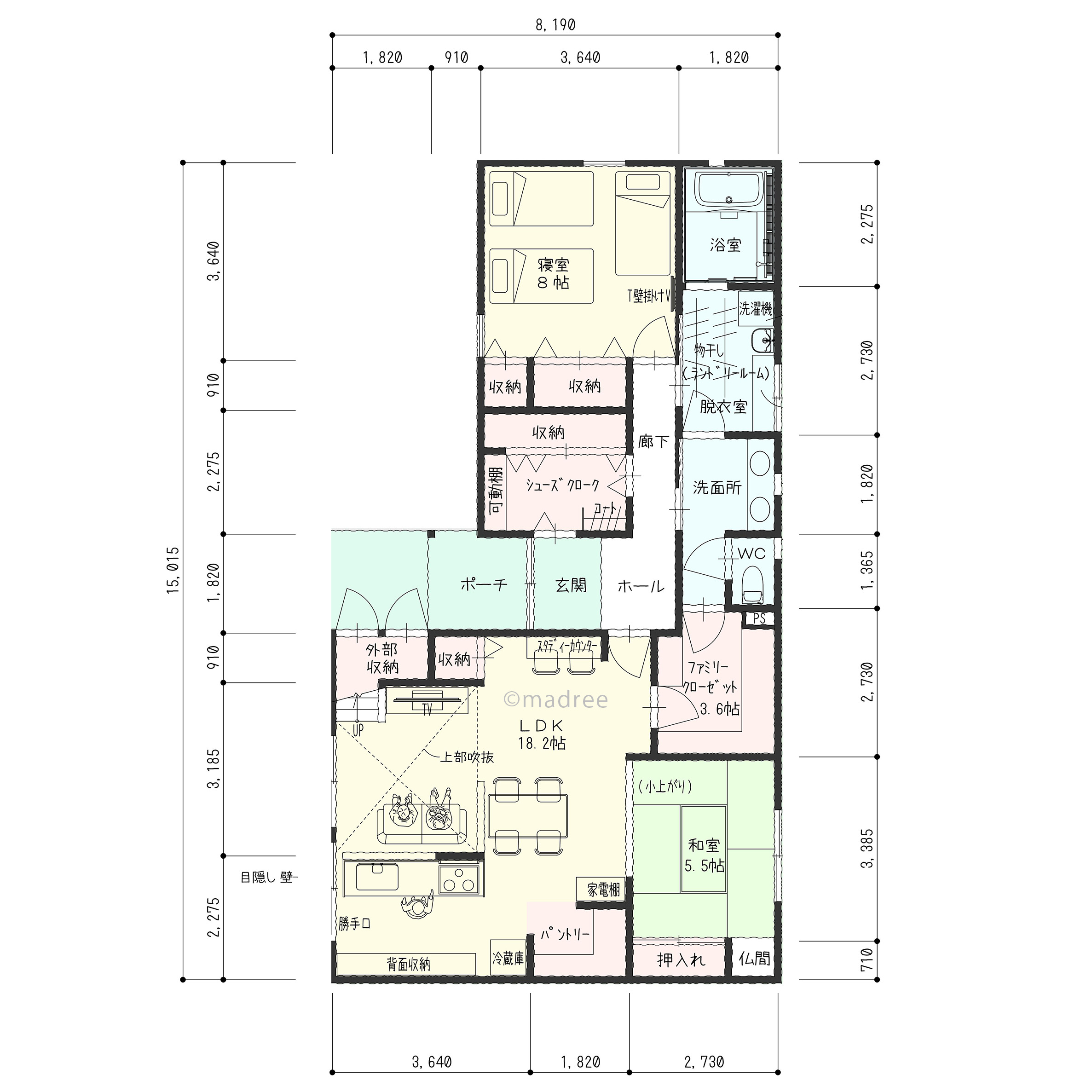 週末のおうちアウトドアが待ち遠しい、広いテラスで家族の絆育む家