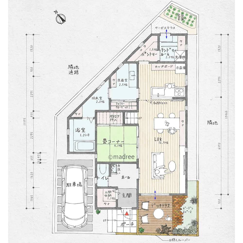 四季折々感じる空間でリラックスタイム、日常にメリハリつける在宅ワーカーの家