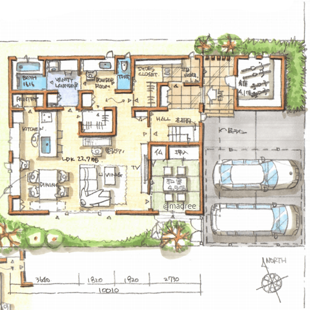 ファミクロ回遊で家事と生活の効率化、将来はほぼ平屋のように使える家