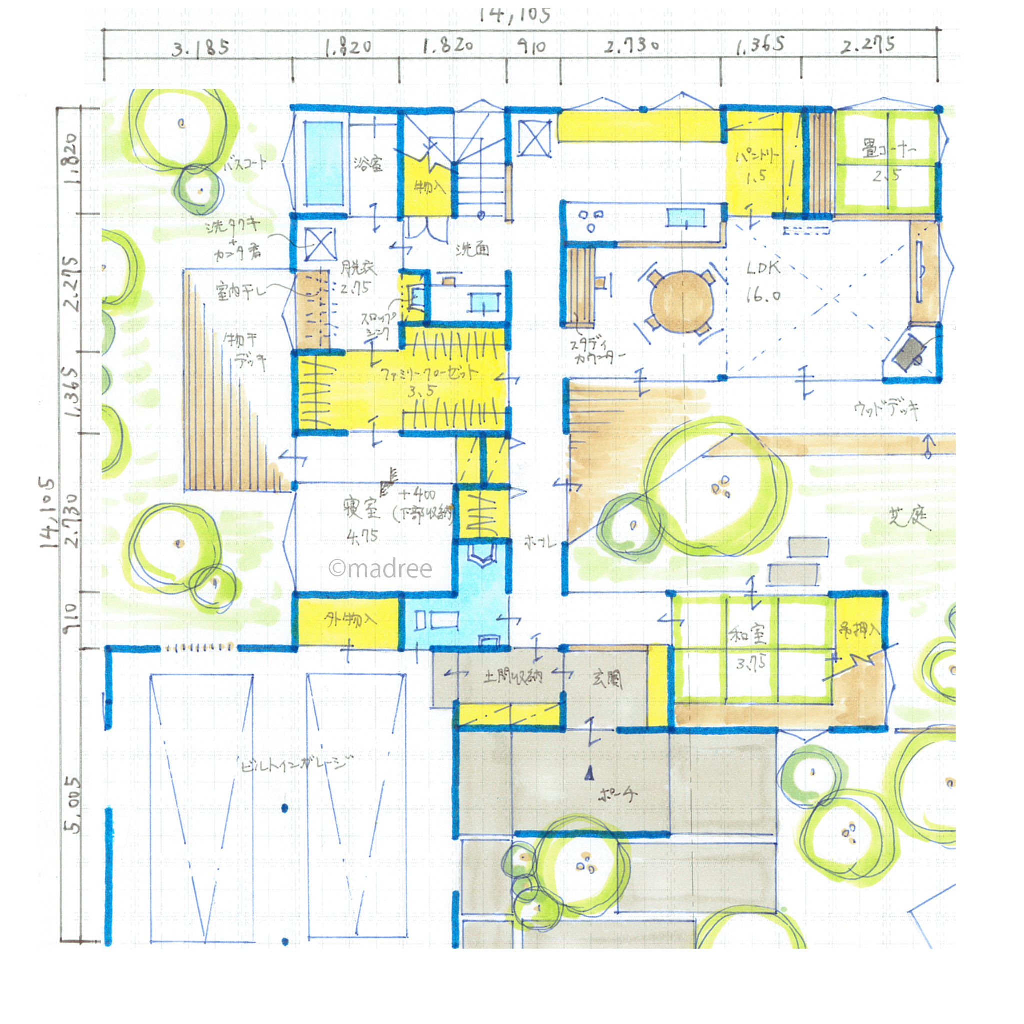 スムーズなレジャーグッズの出し入れで、休日が待ち遠しくなるアウトドア好きの家