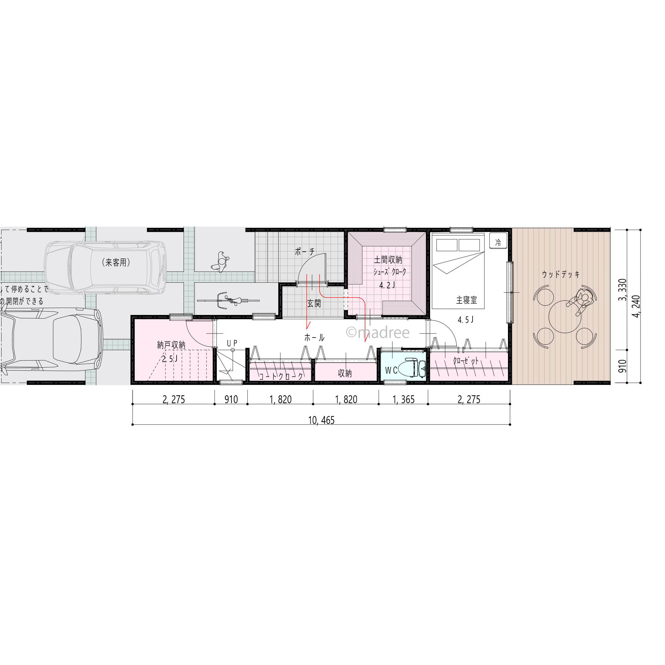 アウトドアもインドアも家族で休日楽しむ、多趣味でも整う収納上手な家