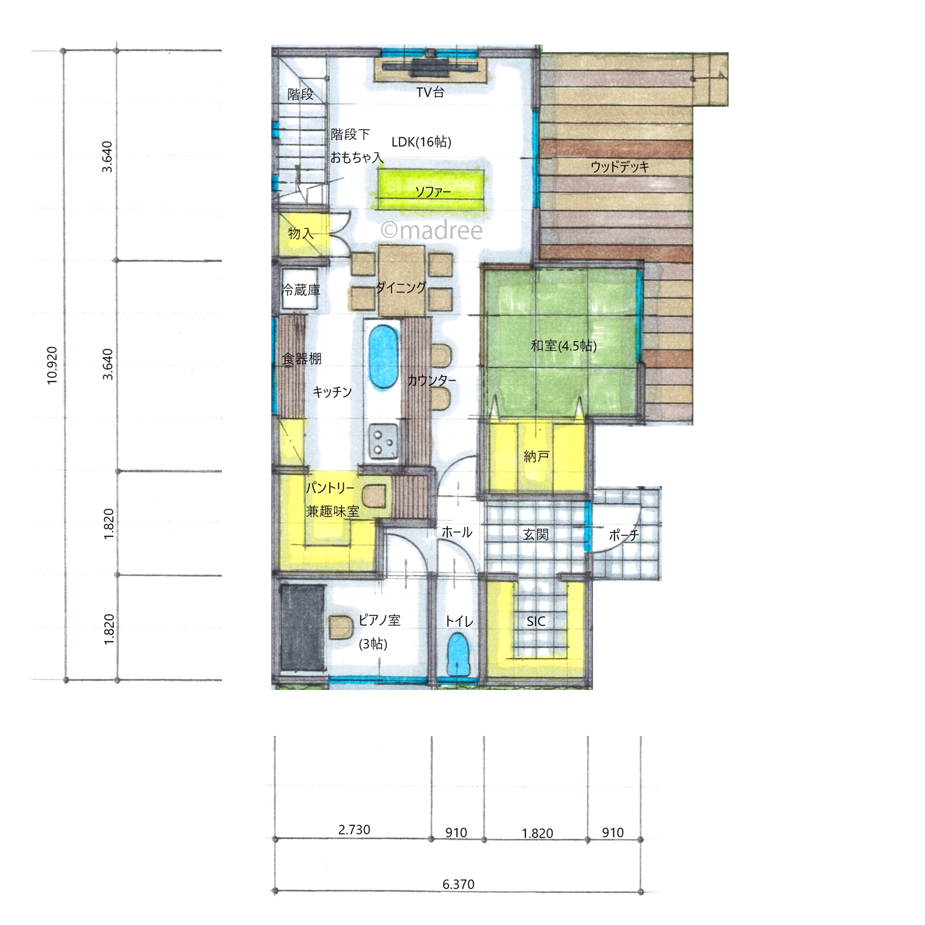 天気も時間も気にせず自由に干せるスペースでお洗濯がグッと楽になる家