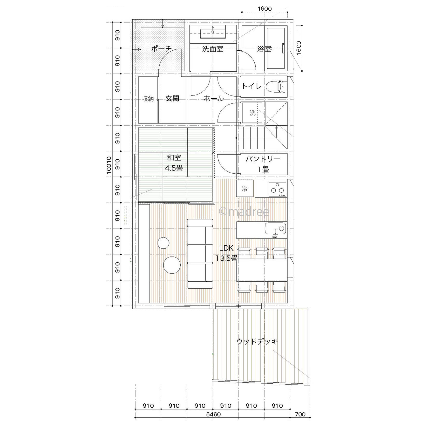 長く過ごす場所を快適な空間に、自然光と風が抜ける爽やかな通り道のある家