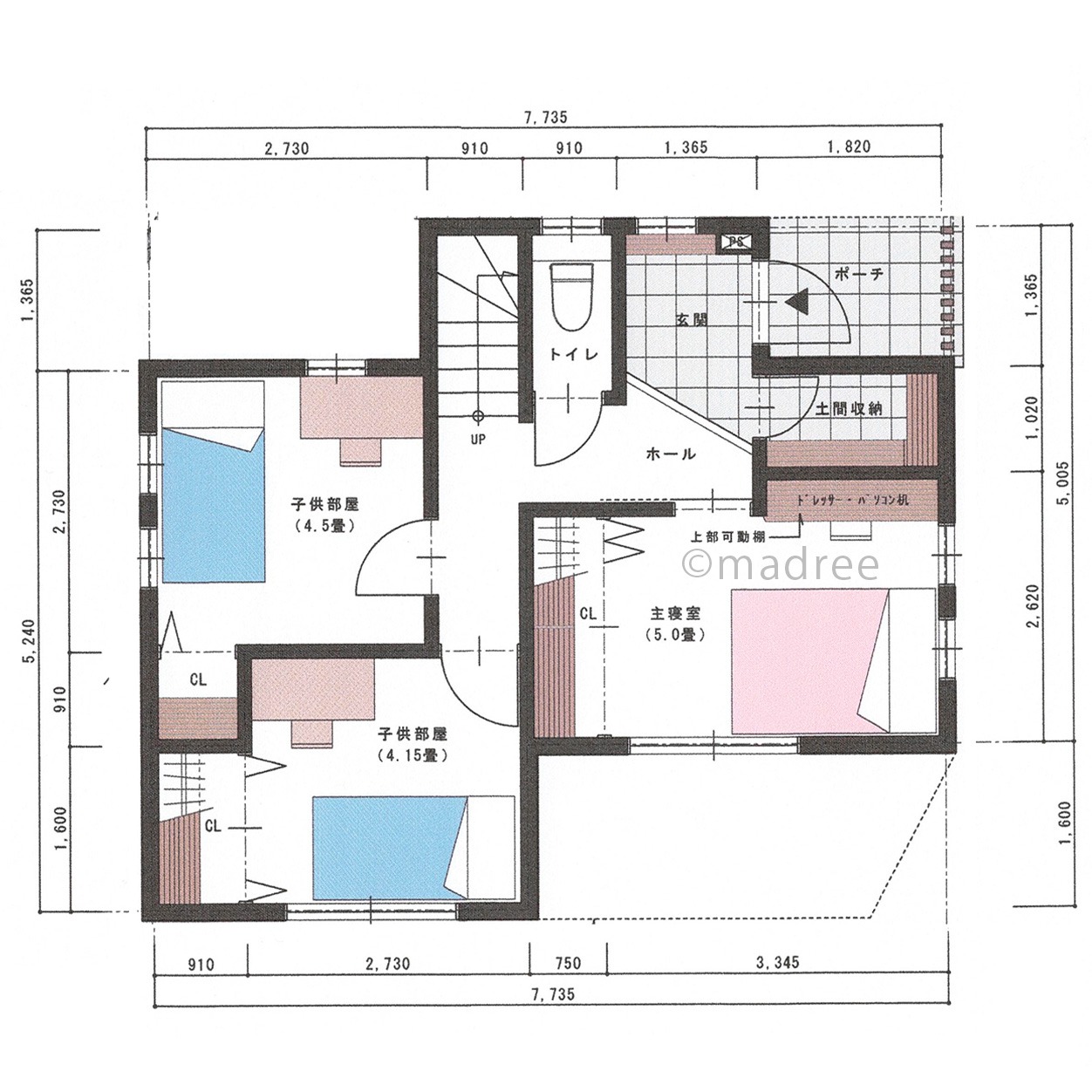 コンパクト動線で家事も生活もスムーズに、収納力UPさせた廊下なしの家