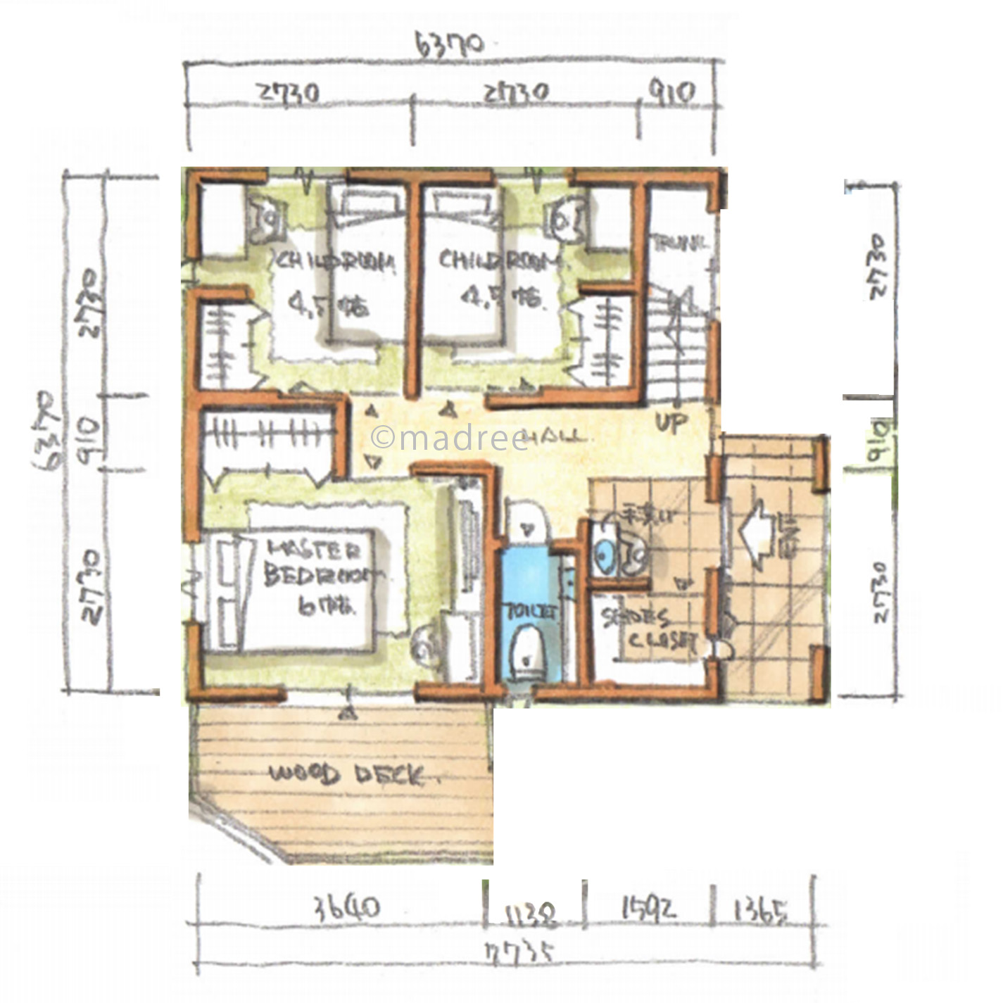コンパクト家事動線で時短叶う、陽だまりに包まれる2階リビングの家