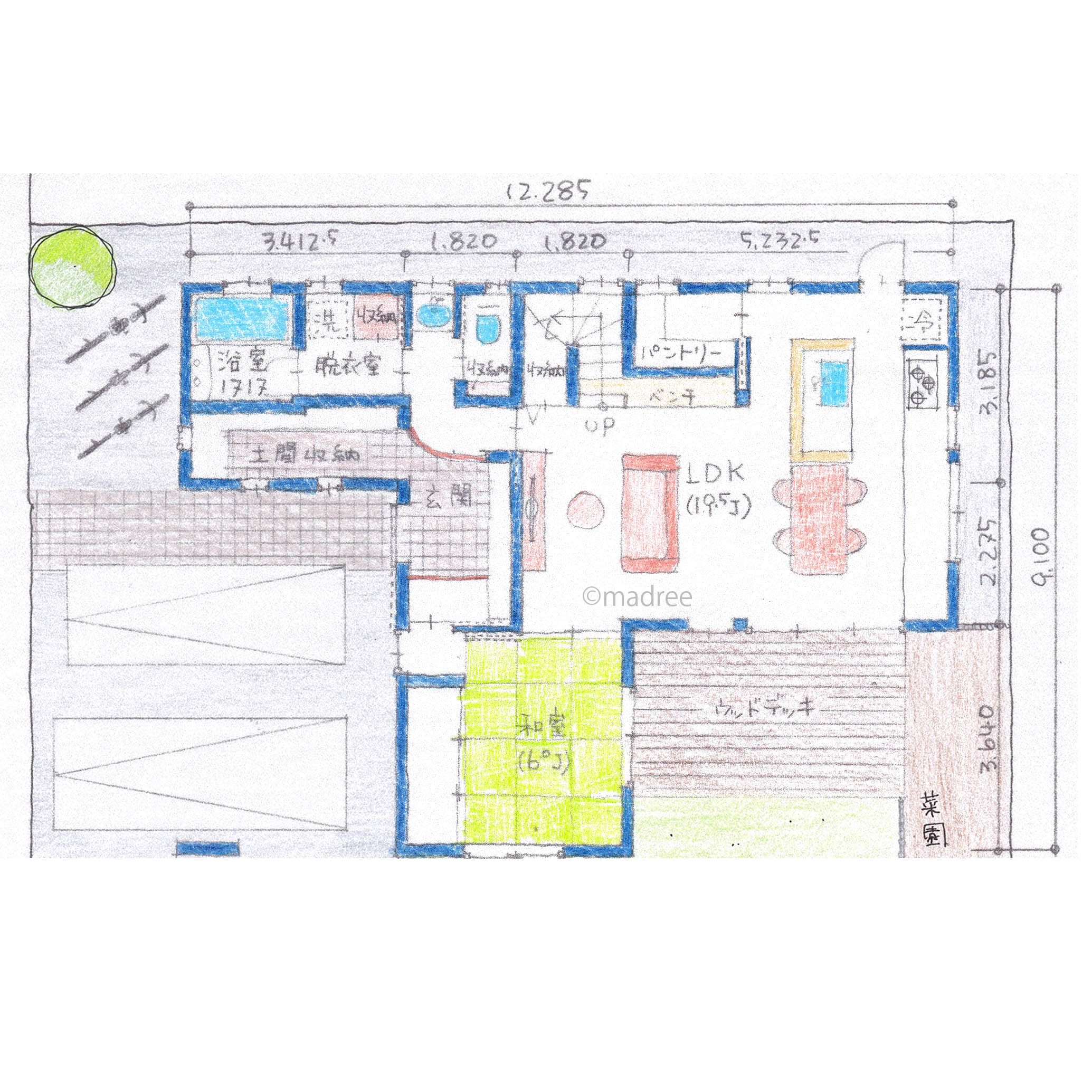 心地よく過ごせる居場所がたくさん、生活の中心に開放的なLDKのある家