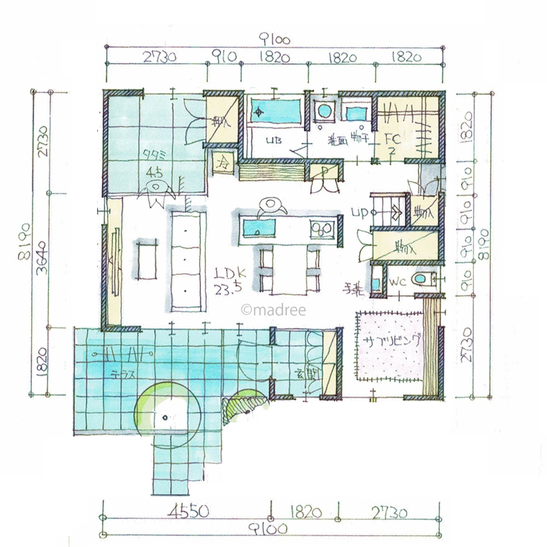 暮らしすさや趣味を楽しむ空間が充実した心が豊かになる家
