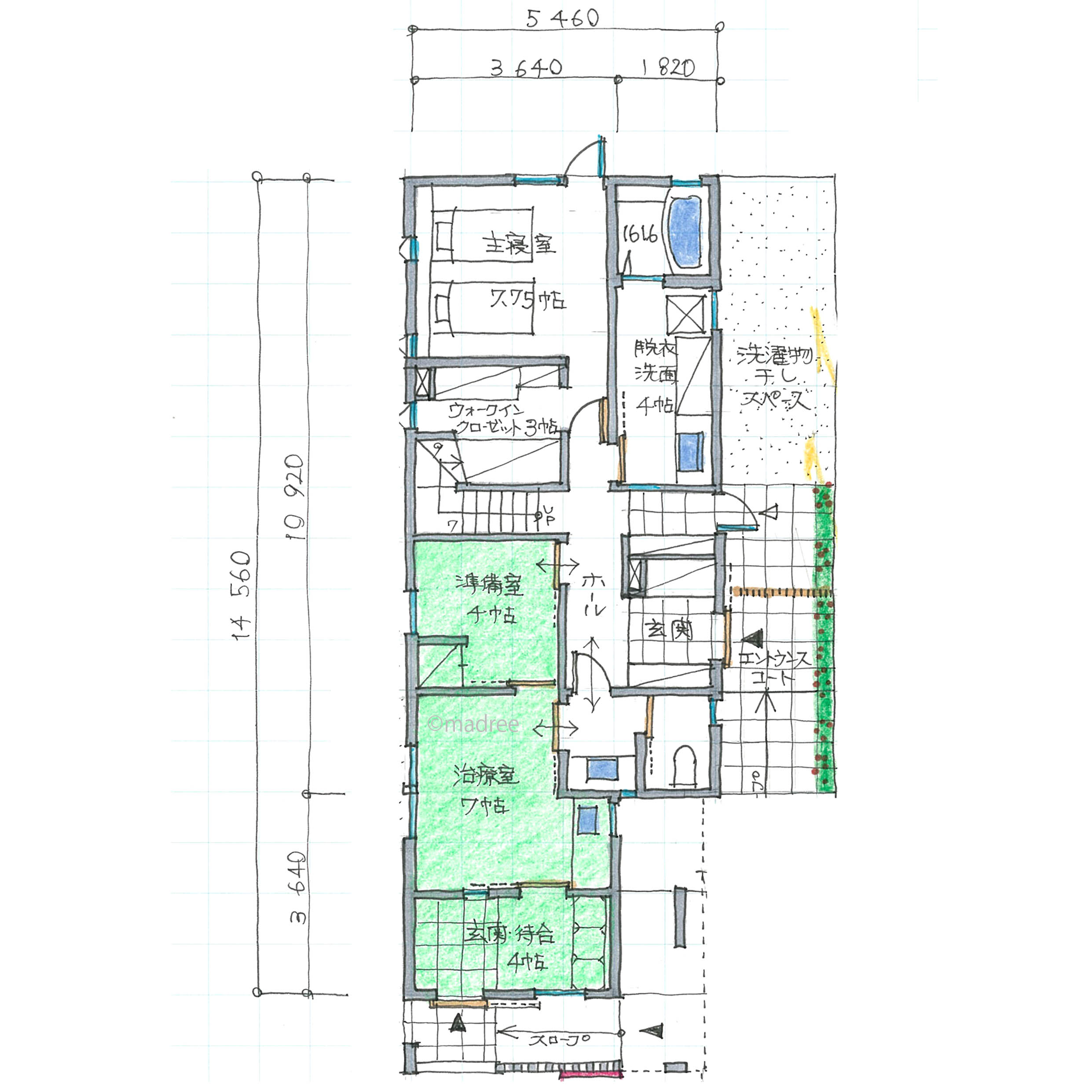 キッチンからワンフロアしっかり目が届く、子どもとコミュニュケーション育む空間工夫の家