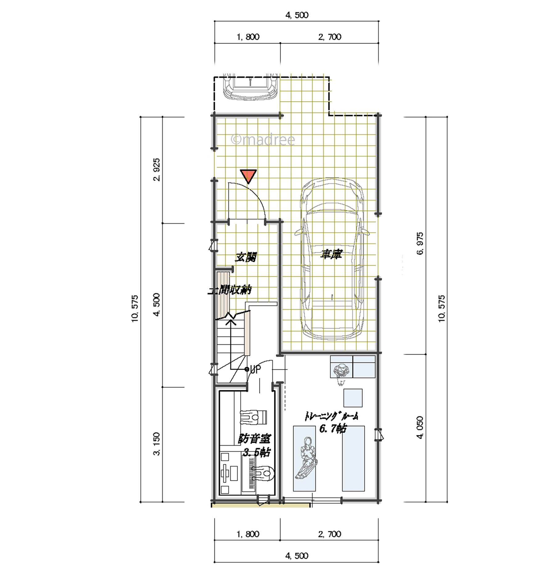 生活シーンに合わせたフロア配置で快適に過ごせる3階建ての家