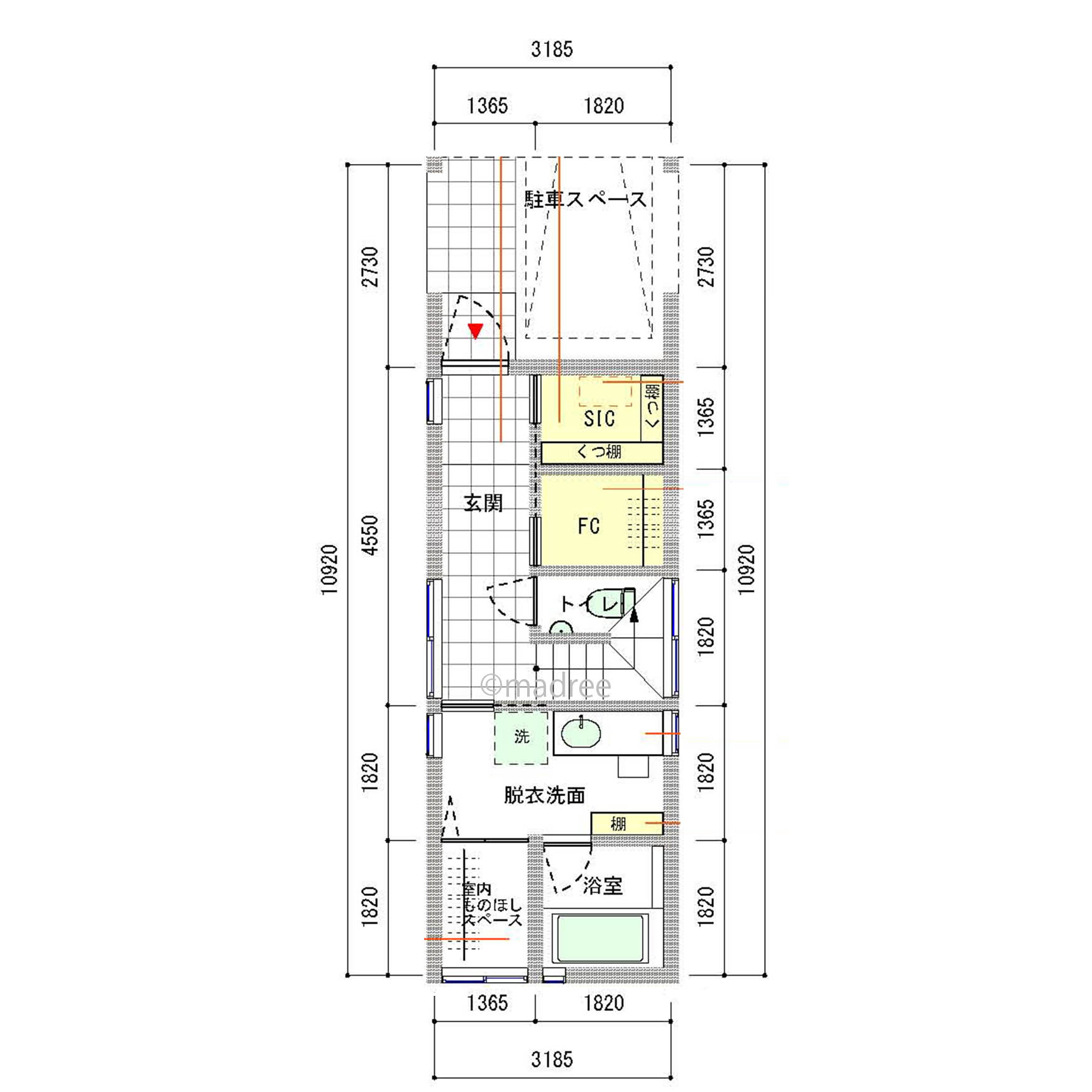独立リビングで家族の憩いを大切にする、狭小地に光と風で開放感を生み出す家